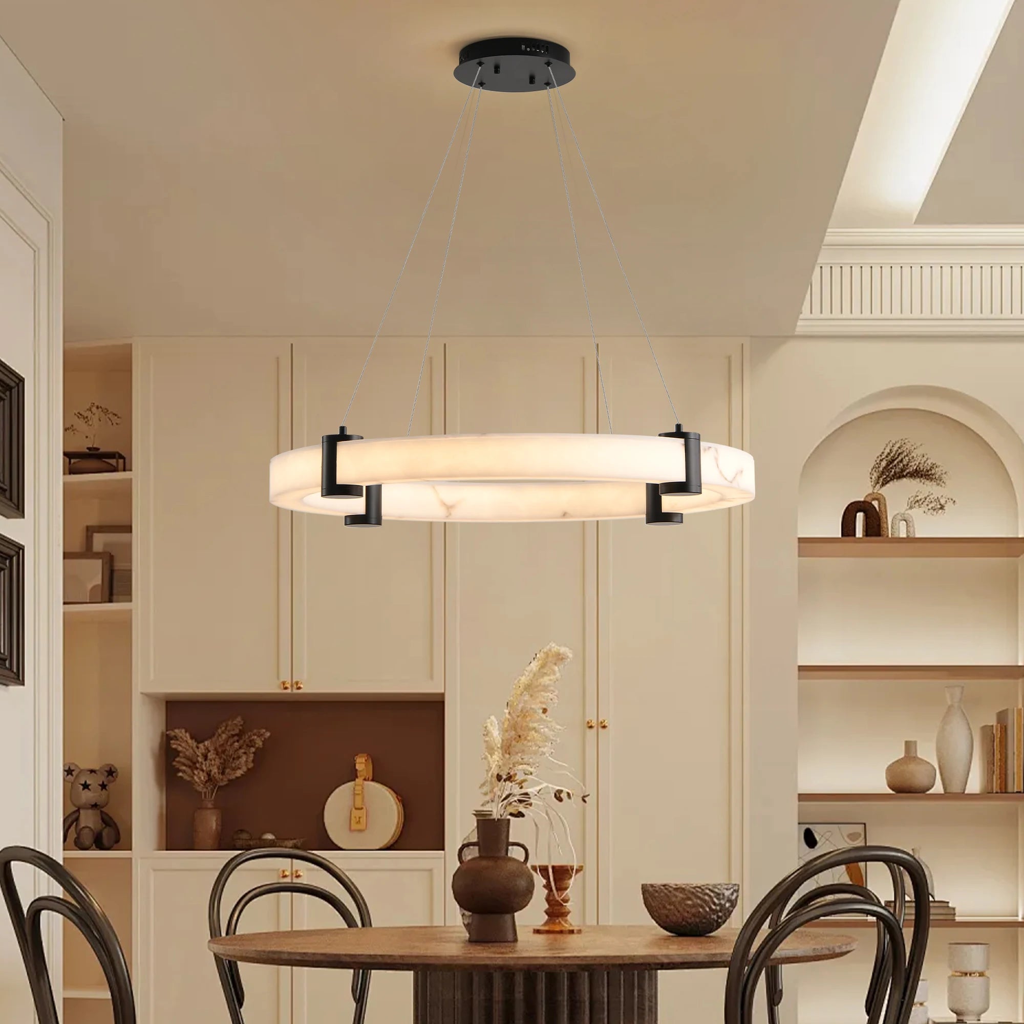 Luxury Resin Circular Chandelier