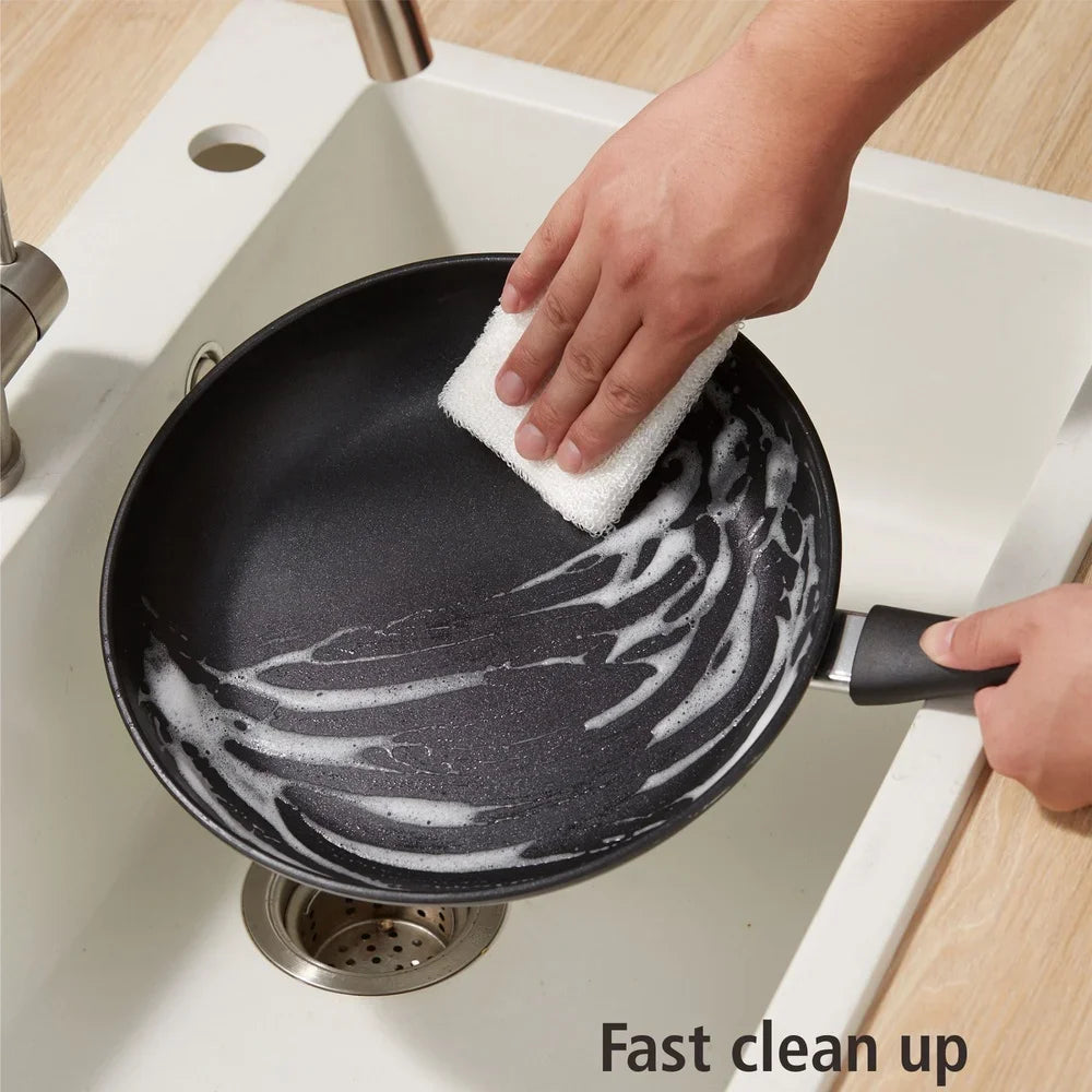 3-Pcs Nonstick Skillet Set Aluminum Cookware