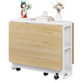 Folding Table w/6 Wheels 127 x 80 x 75 cm