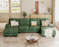 U-Shape Sectional Chenille Fabric