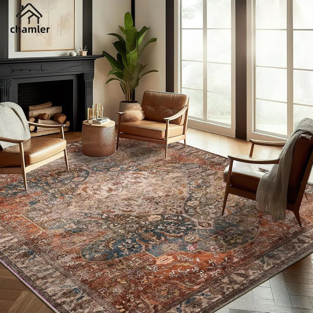 10'x14' Washable Boho Medallion