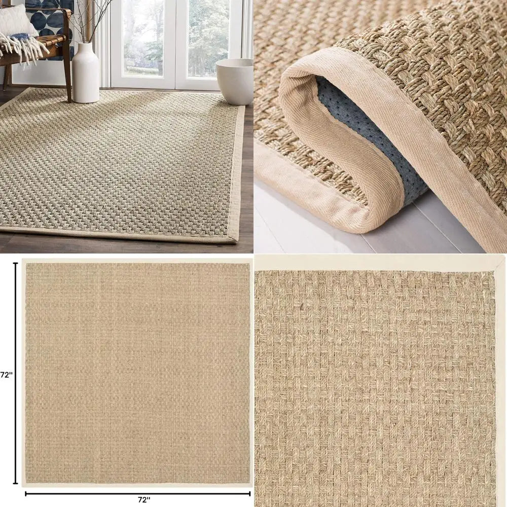 6x6 Natural Fiber Seagrass