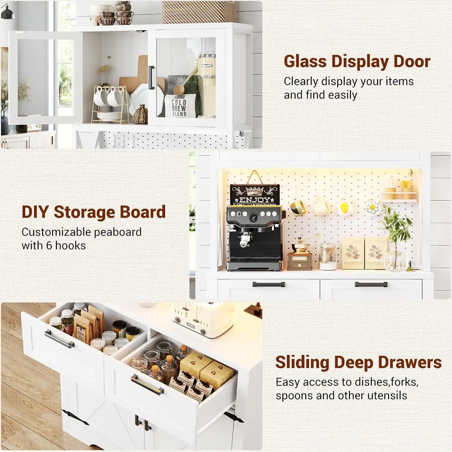 71" Tall Kitchen Pantry 63" wide
