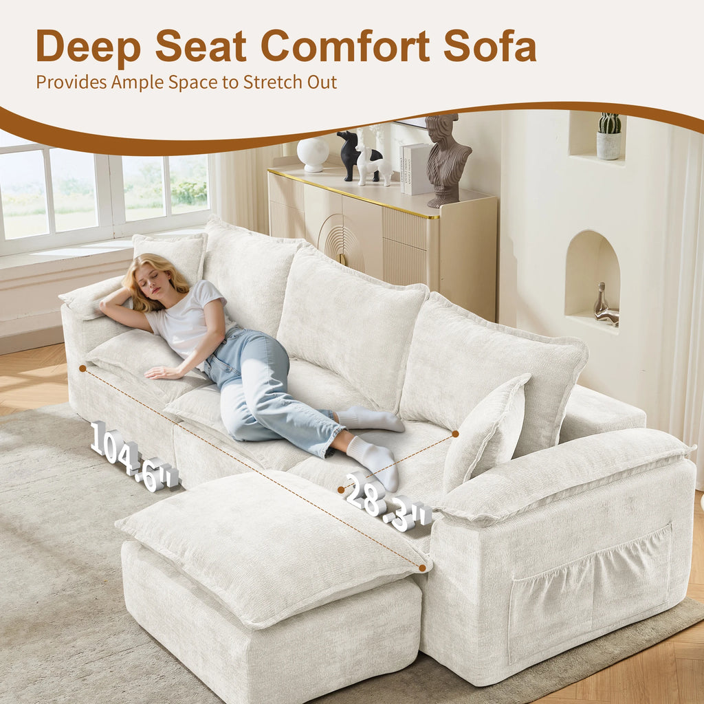 122" Modular Sectional