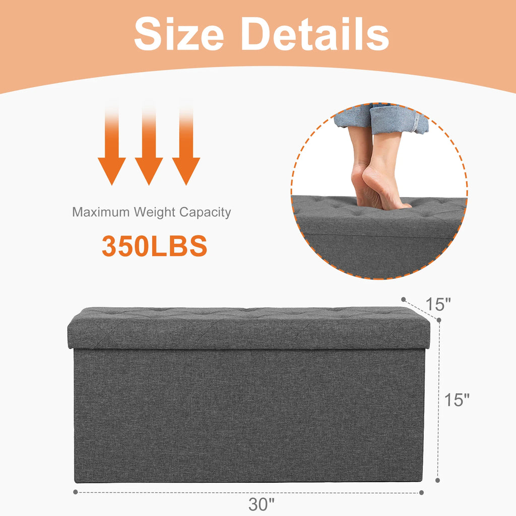 Hidden Storage Footstool or Toy Box