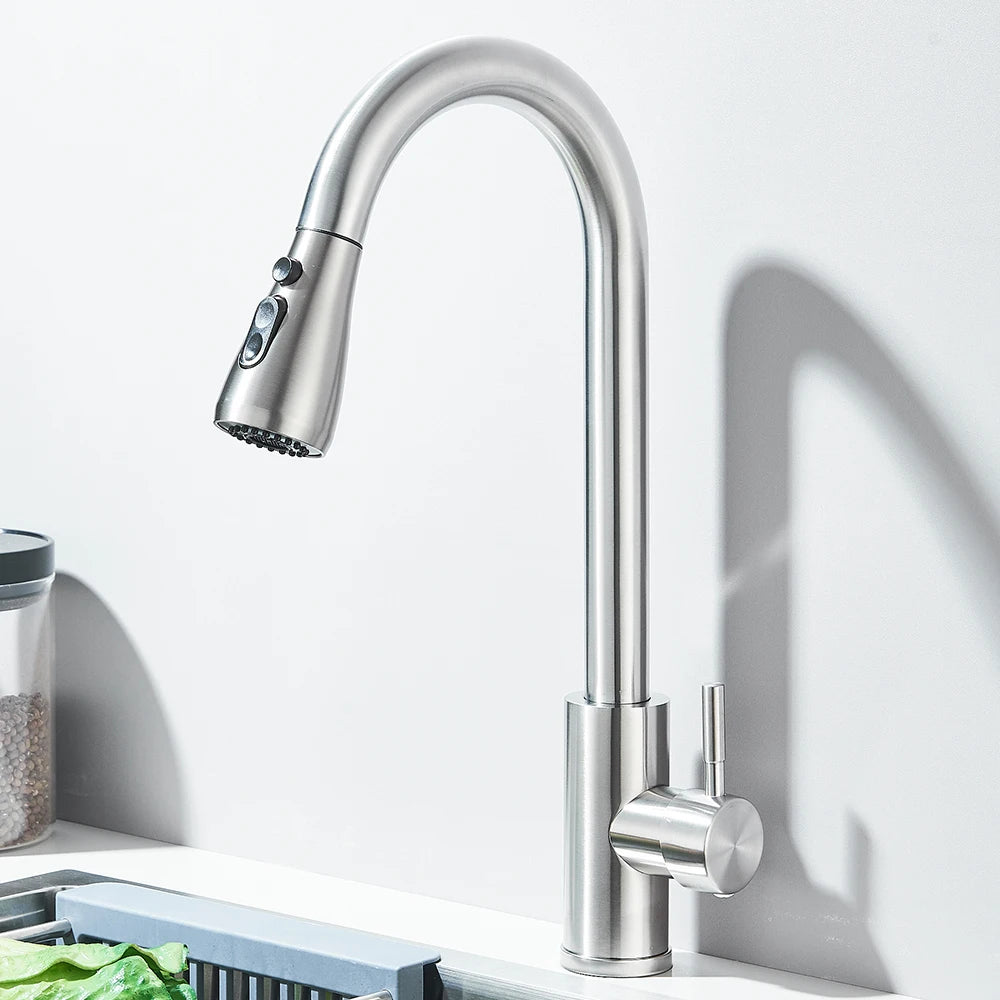 Brushed Nickel Pull-out Sprayer