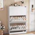Wood Shoe Storage Cabinet