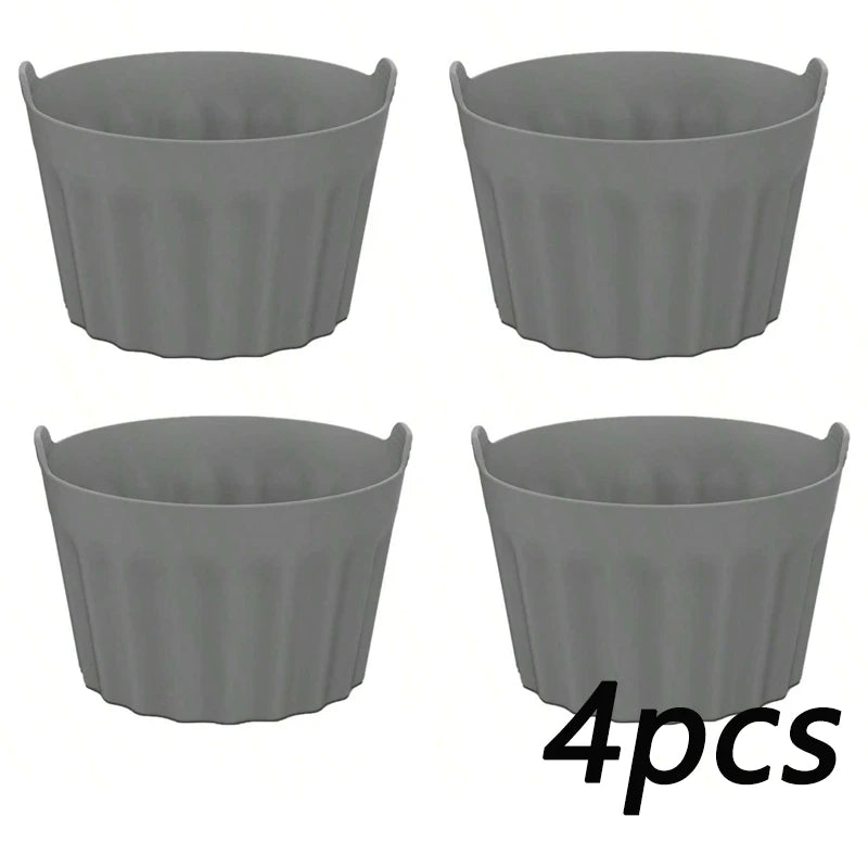 2/4/8Pcs Ramekins for Air Fryer Silicone Large