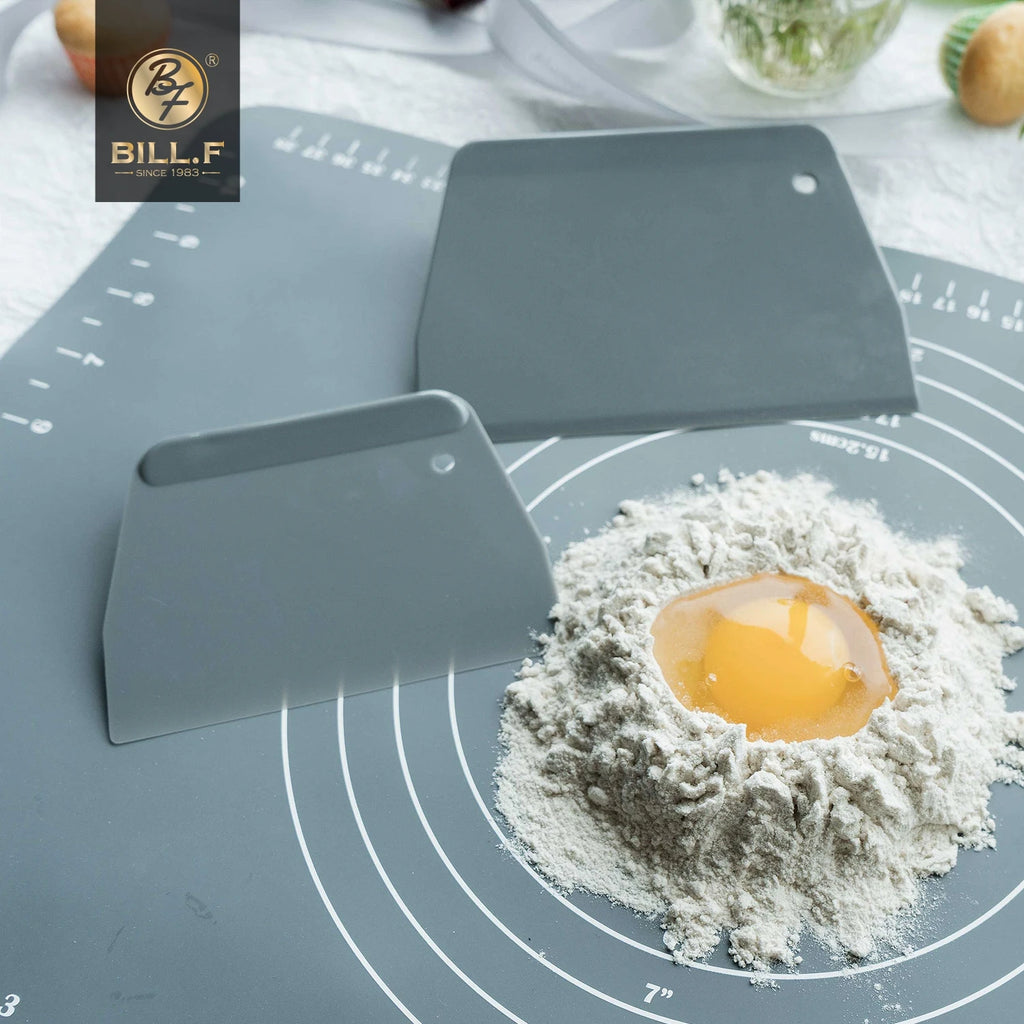 2pc Plastic Spatula/Dough Scraper