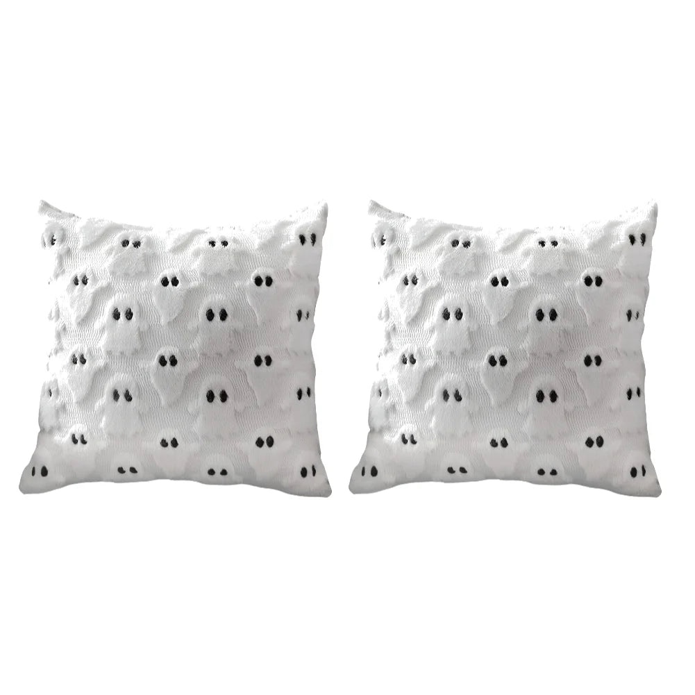 Halloween Knit Throw Pillow Covers