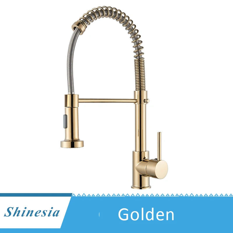 Brushed Nickel Deck Mounted Mixer 360 Rotation