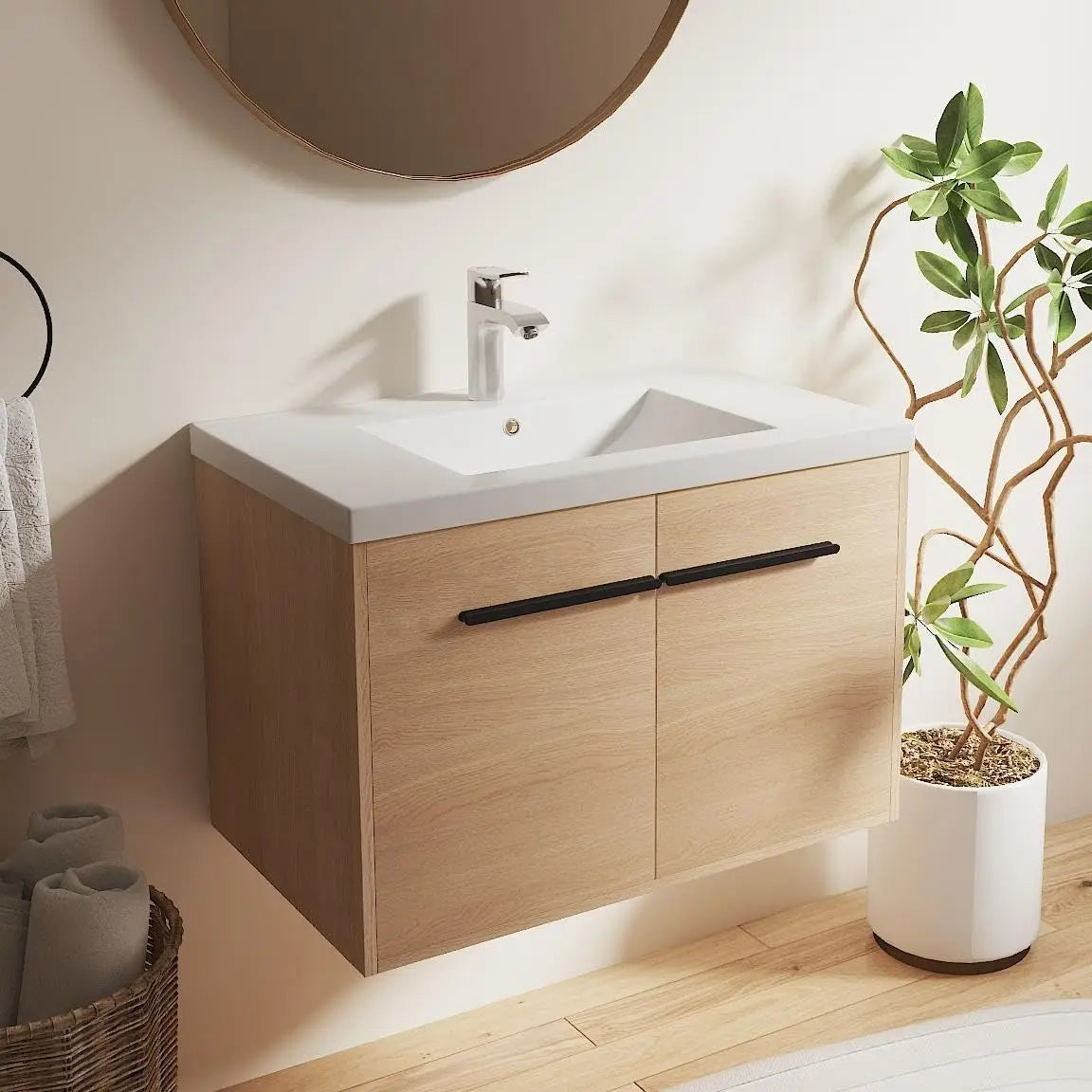 36" Floating Bathroom Vanity with Sink