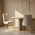 2 Upholstered High Back