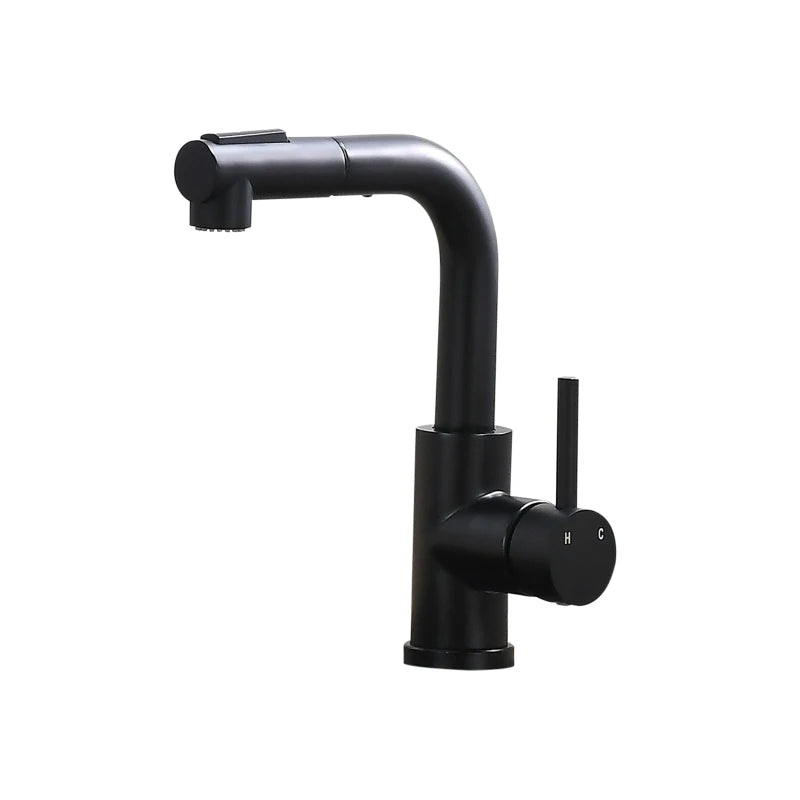 Black Faucets Pull out Sprayer
