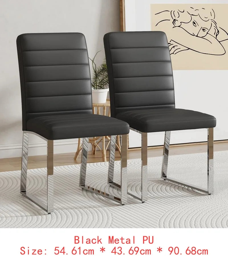 6 Heavy-Duty Thick Cushion Iron Frame