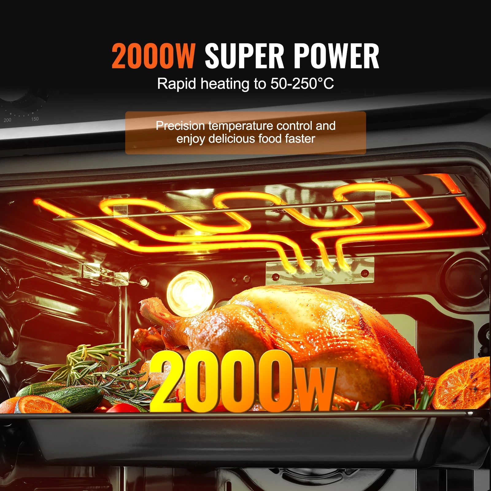 Single Wall Oven Built-in, 6 Functions, Tray