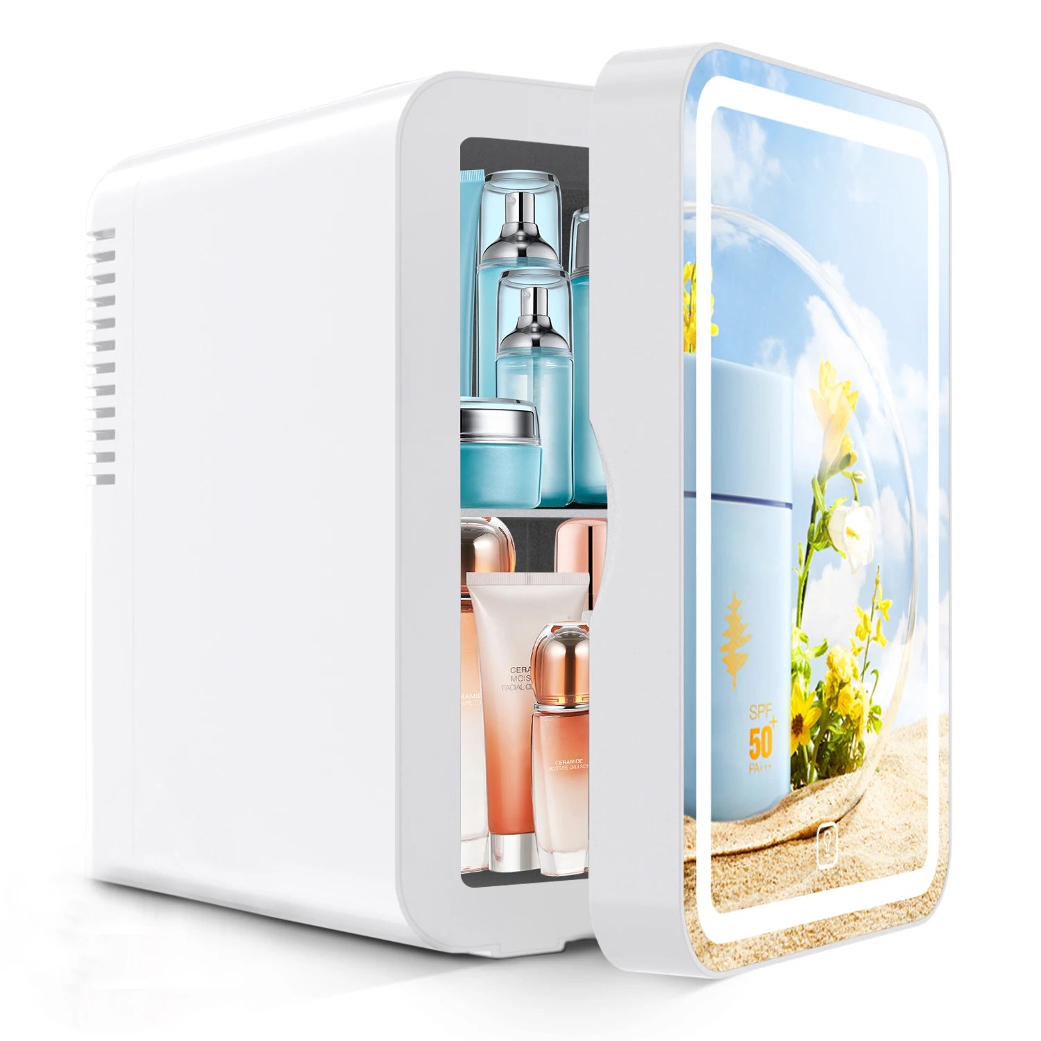 beauty skin cosmetics refrigerator