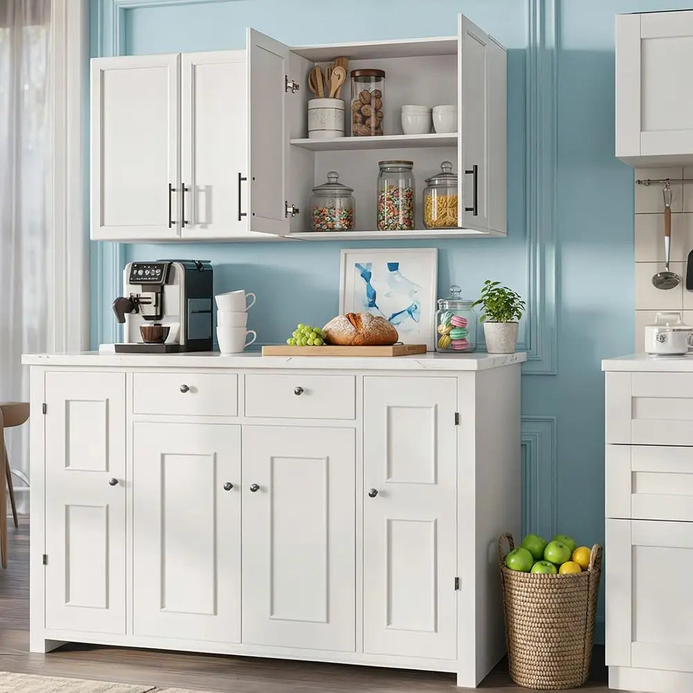 47" Wide Wall-Mount Cabinet W/Adjustable Shelves