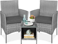 3-Piece Wicker Bistro Set