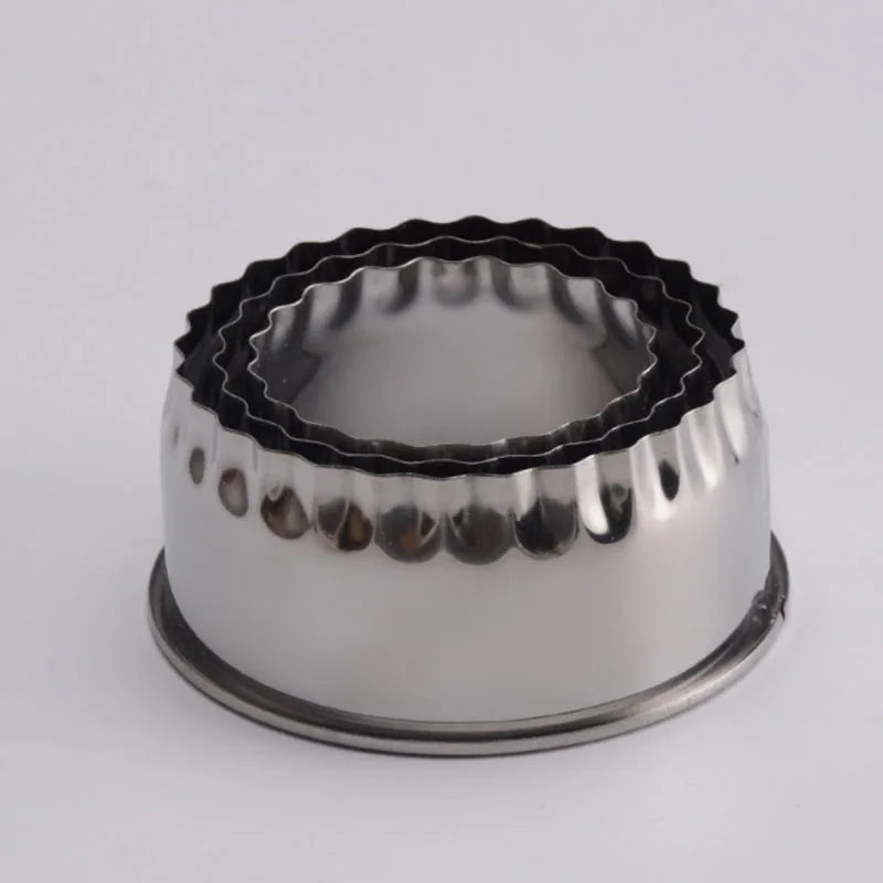 3Pcs Stainless Dough Cutter Molds
