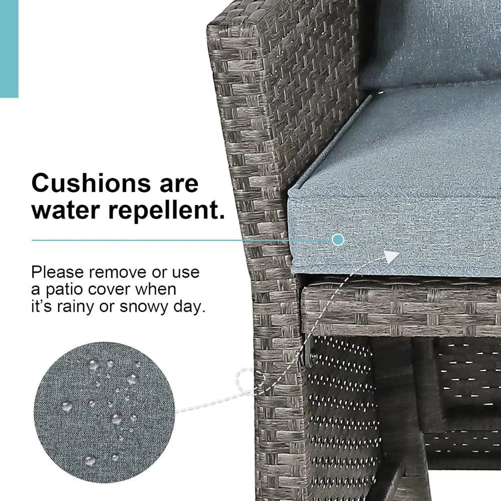 Casual Whicker 2-Piece Patio Set