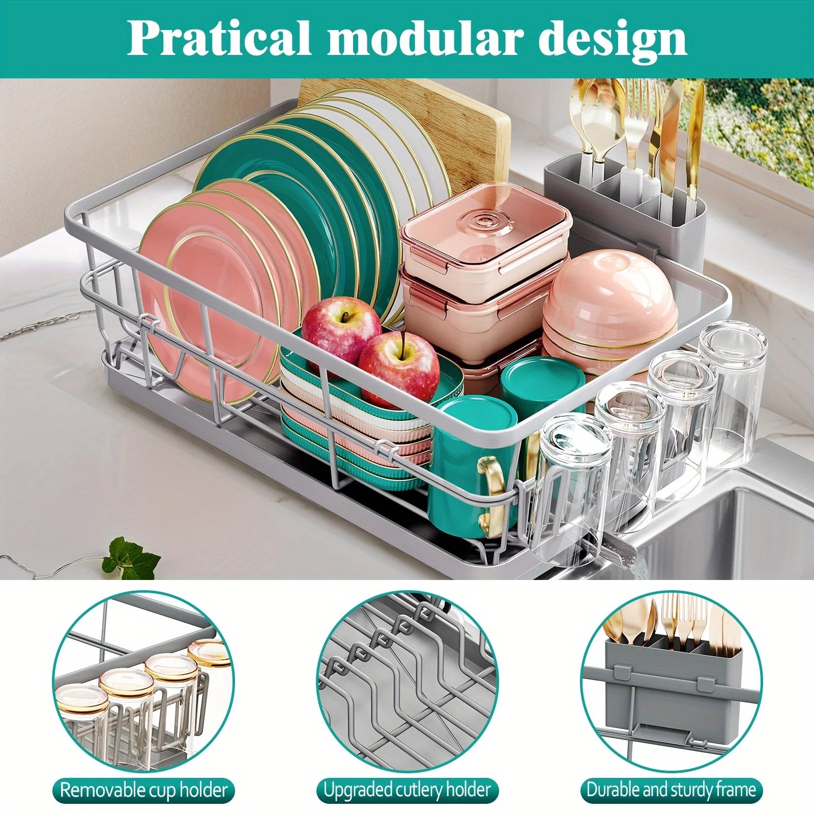 Large Metal Dish Rack