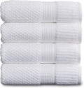 100% Cotton Bath Towel Set of 4- 30"x52"
