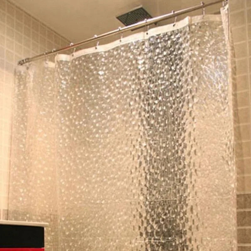 1.8x1.8m Shower Curtain Mold-proof Waterproof