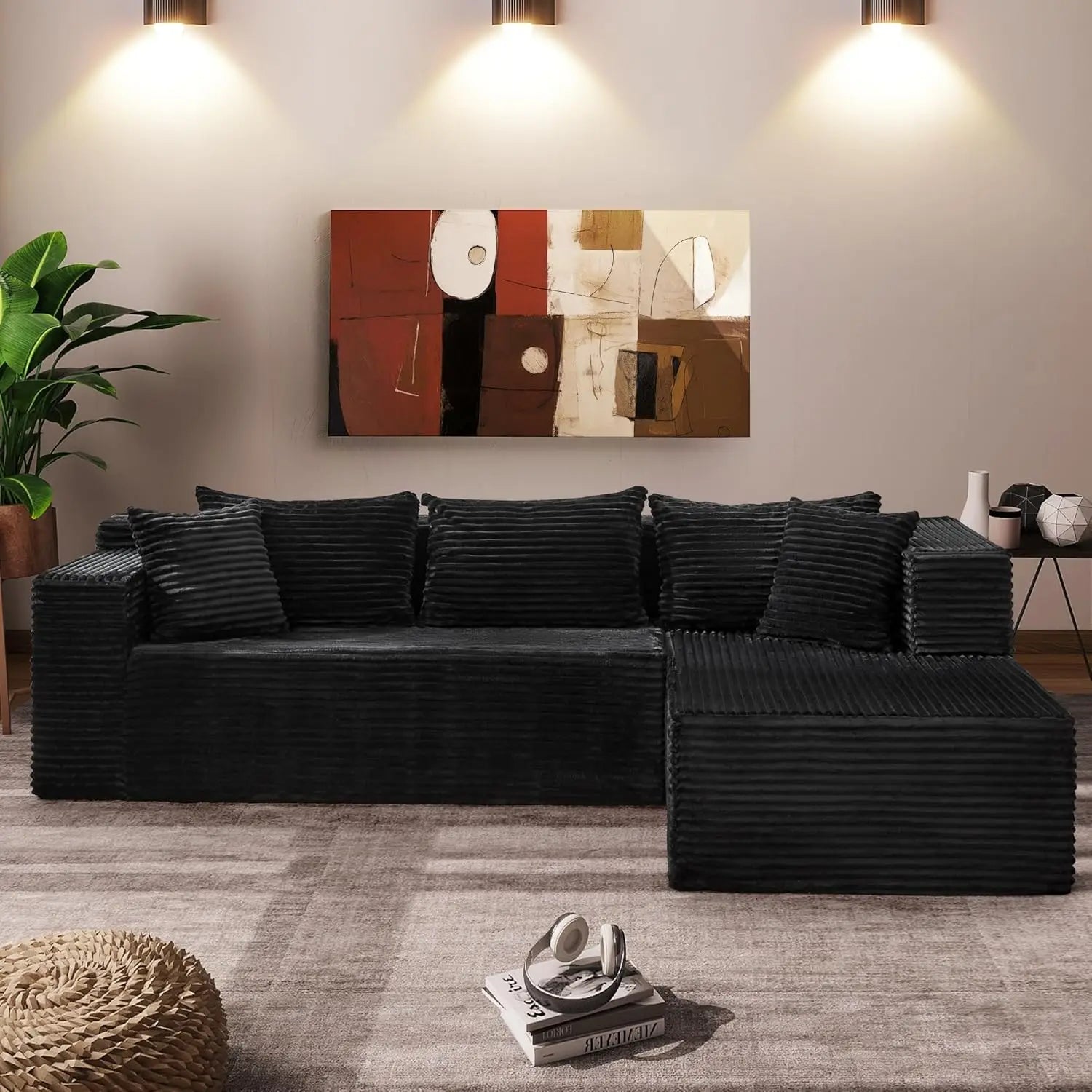 106" Modular Cloud Sectional