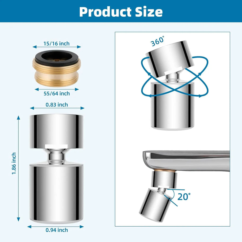 Aerator 360° Twist Dual-Function