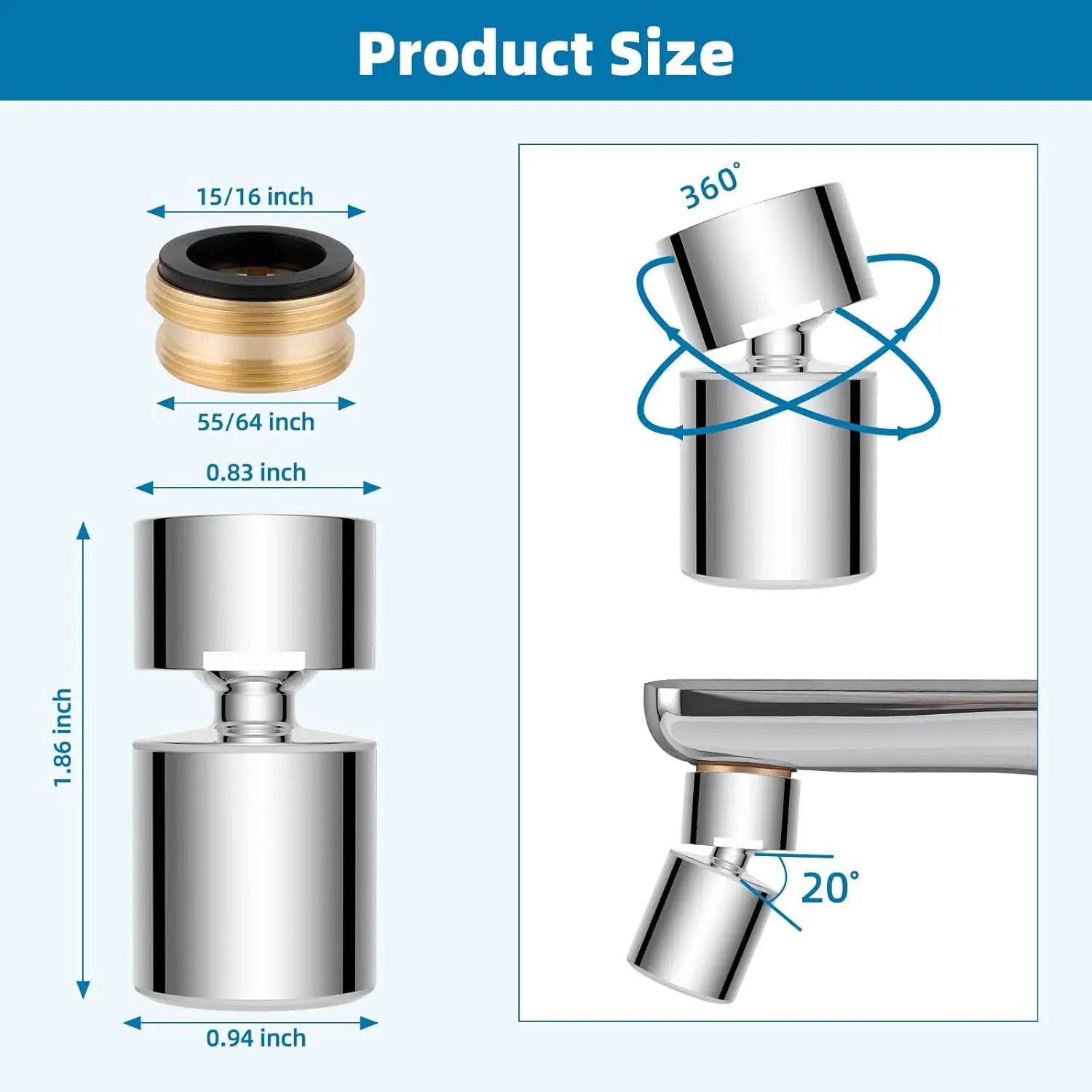 Aerator 360° Twist Dual-Function