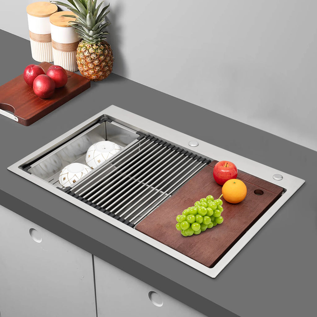 Large Stainless Drop-In 33" Homes/Restaurants