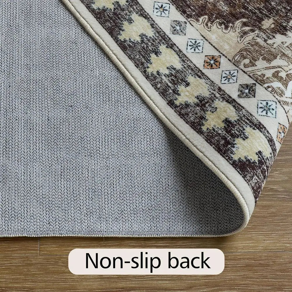 Washable Boho Soft Non-Slip