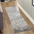 Gray Area Rug 2'7" x 9'10"