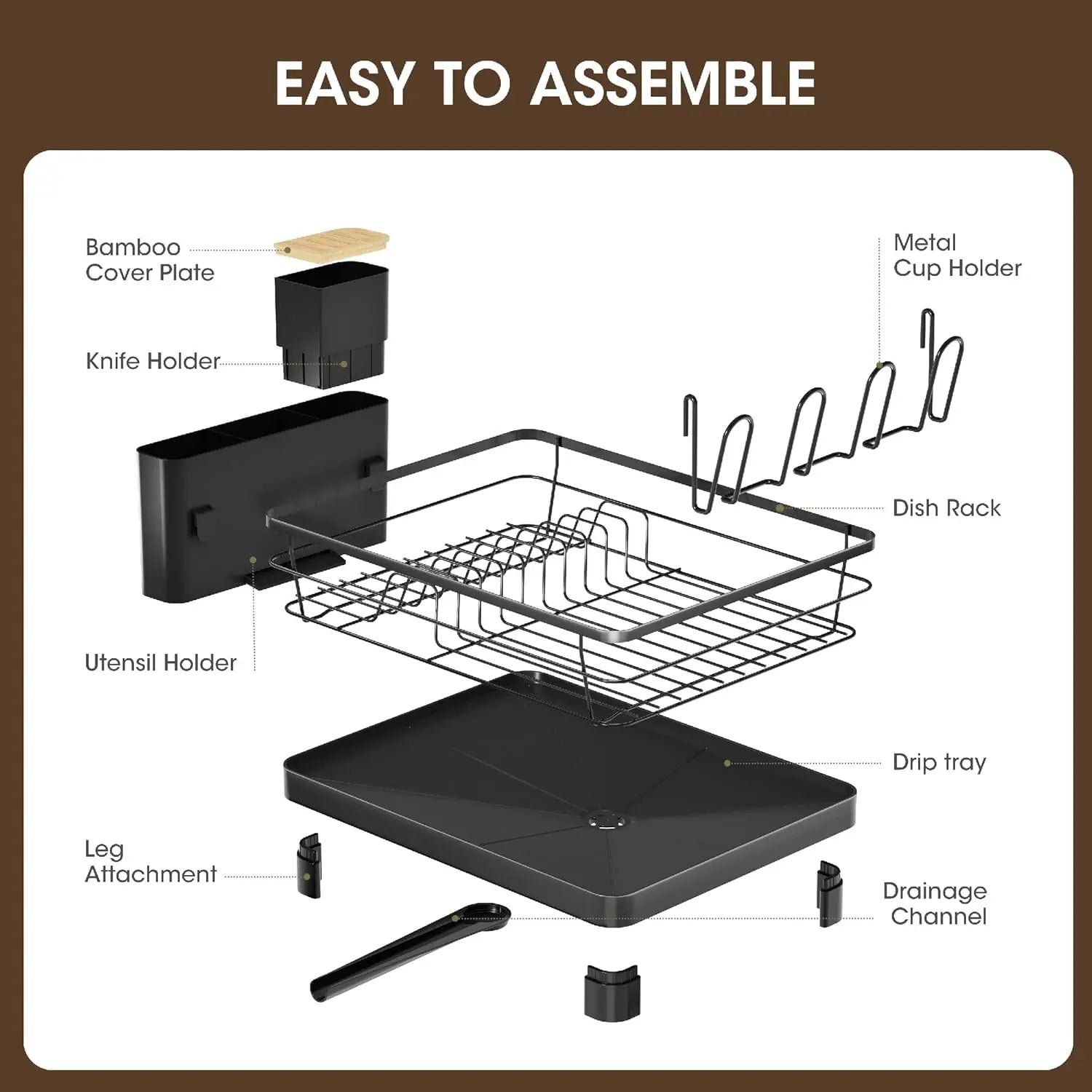 Dish Rack Stainless Steel