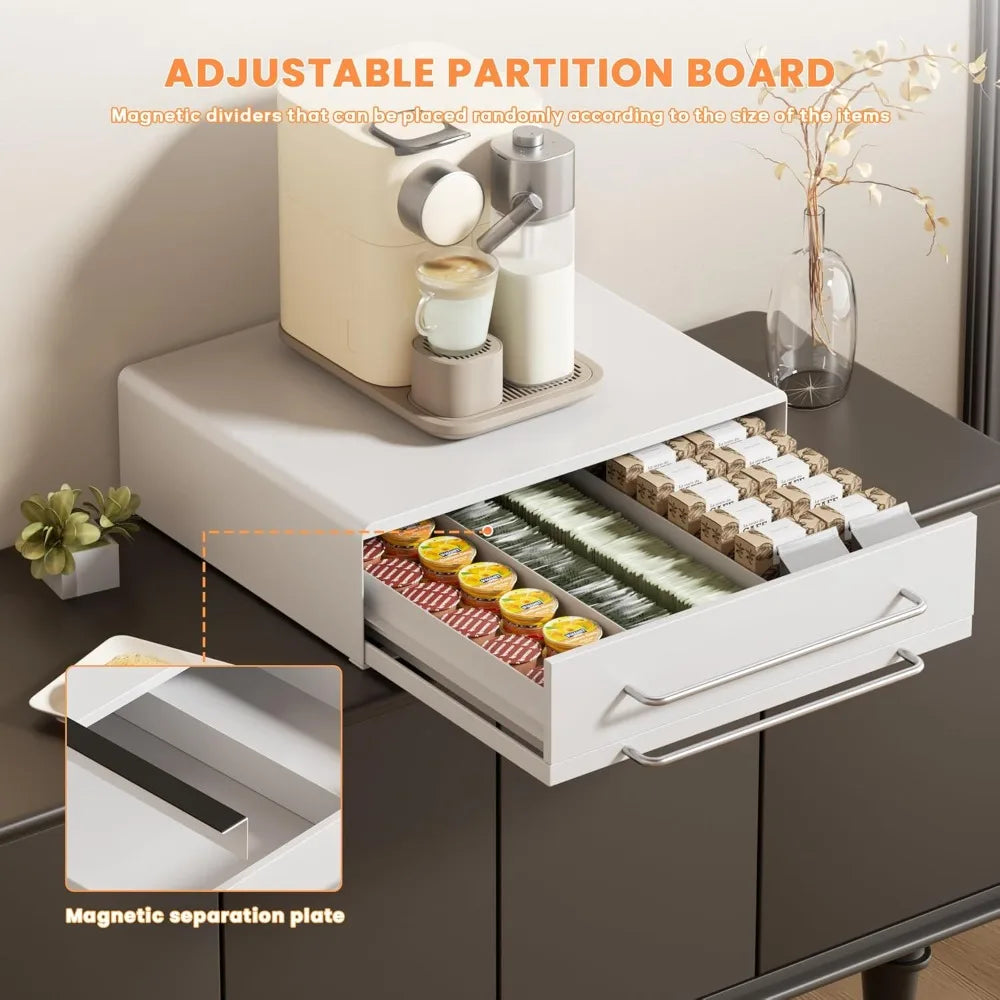 MW Stand W/Pull-Out Drawer/ Tray/Storage Drawers