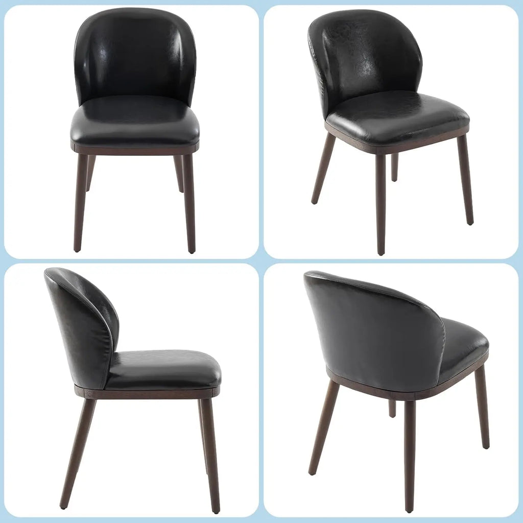 2 Modern Upholstered Ergonomic Back Support