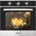 24" Gas Wall Oven, 2.3 CF Natural Gas, Bake Broil Rotisserie