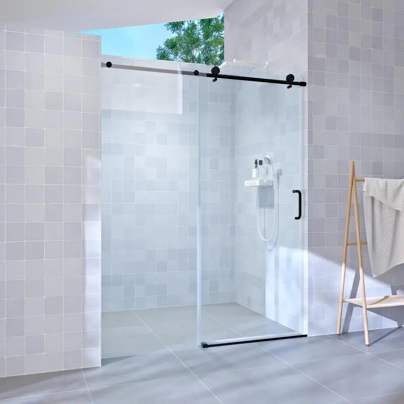 56"-60" W x 76" H Single Sliding Frameless