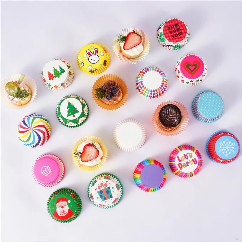 100pcs Muffin/Cupcake Paper Cups