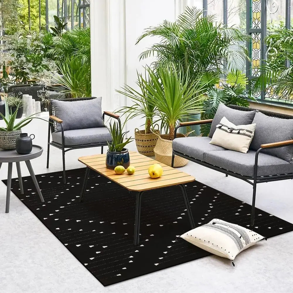 5x8 Moroccan Cotton Rug Washable
