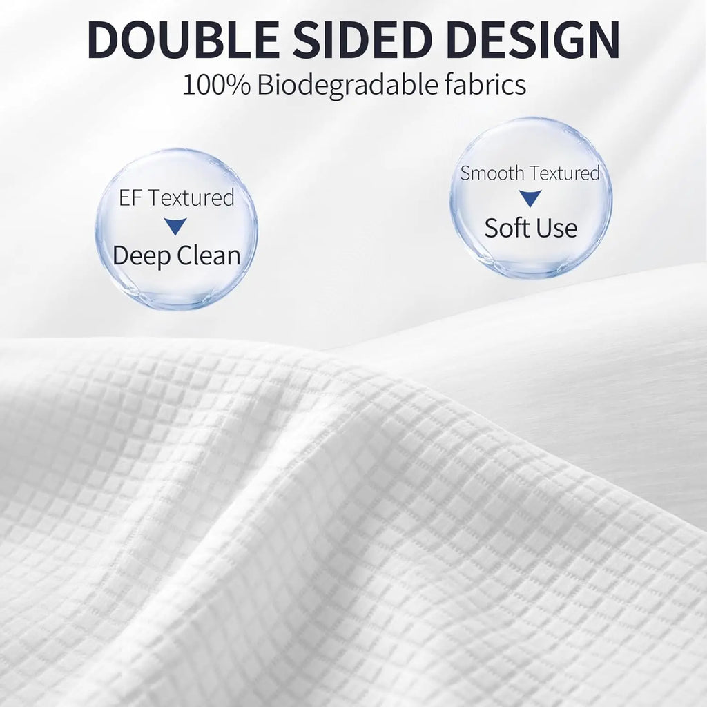XL Disposable Face Towels 10x12in, 50ct