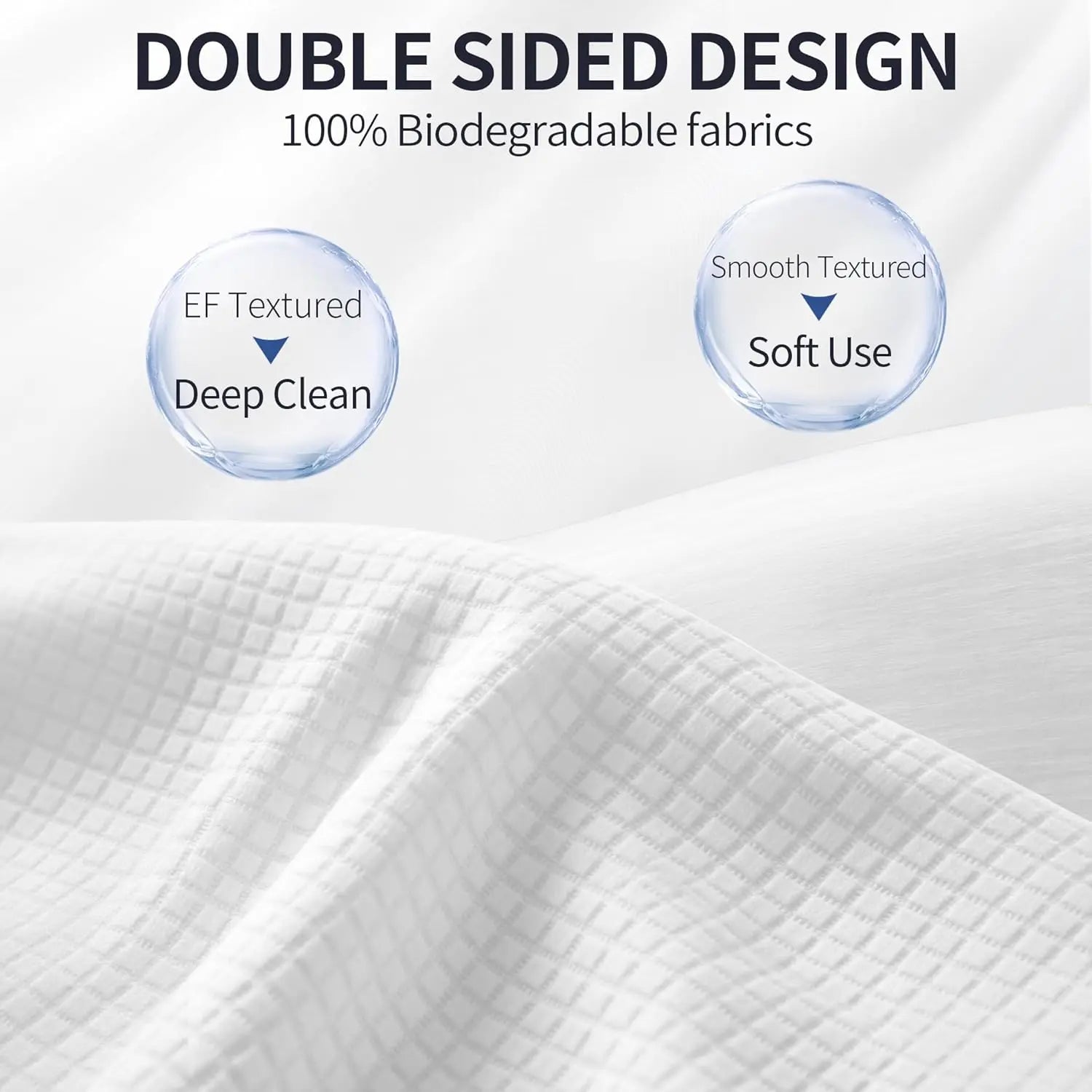 XL Disposable Face Towels 10x12in, 50ct