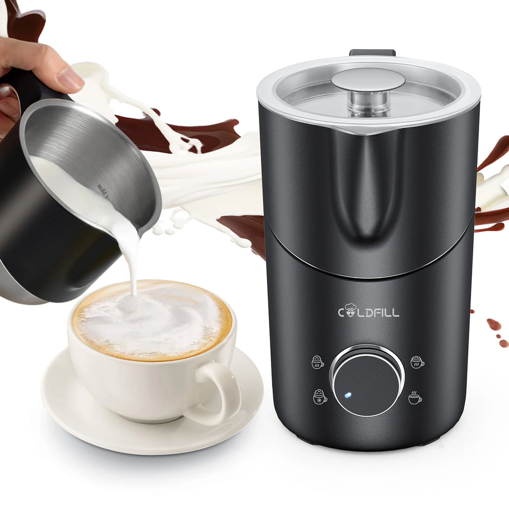 Milk Frother and Steamer 8-in-1 Electric
