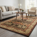 9x12 Handmade W. Morris Traditional Oriental 100% Wool
