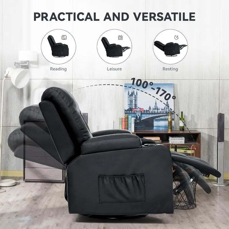 Bonded Leather Recliner Set