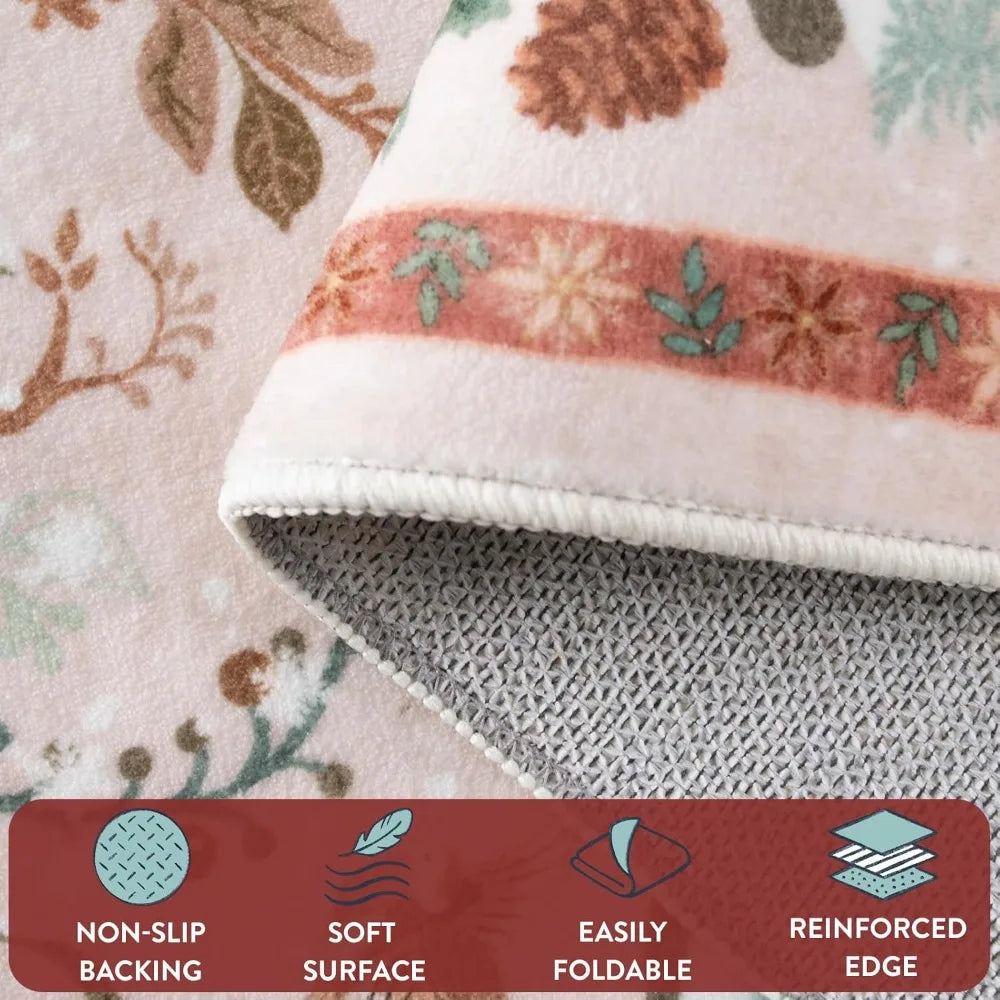 8x10 Washable Christmas Tree Design