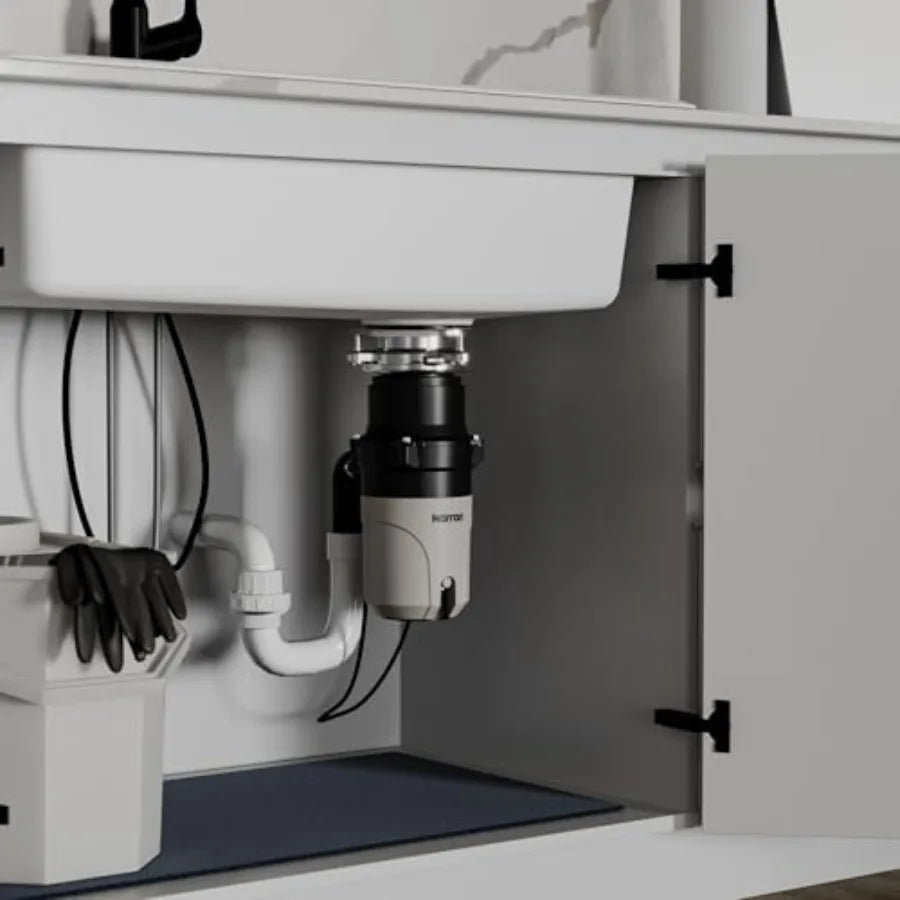 1/3 HP Quiet Disposal w/Power Cord Compact