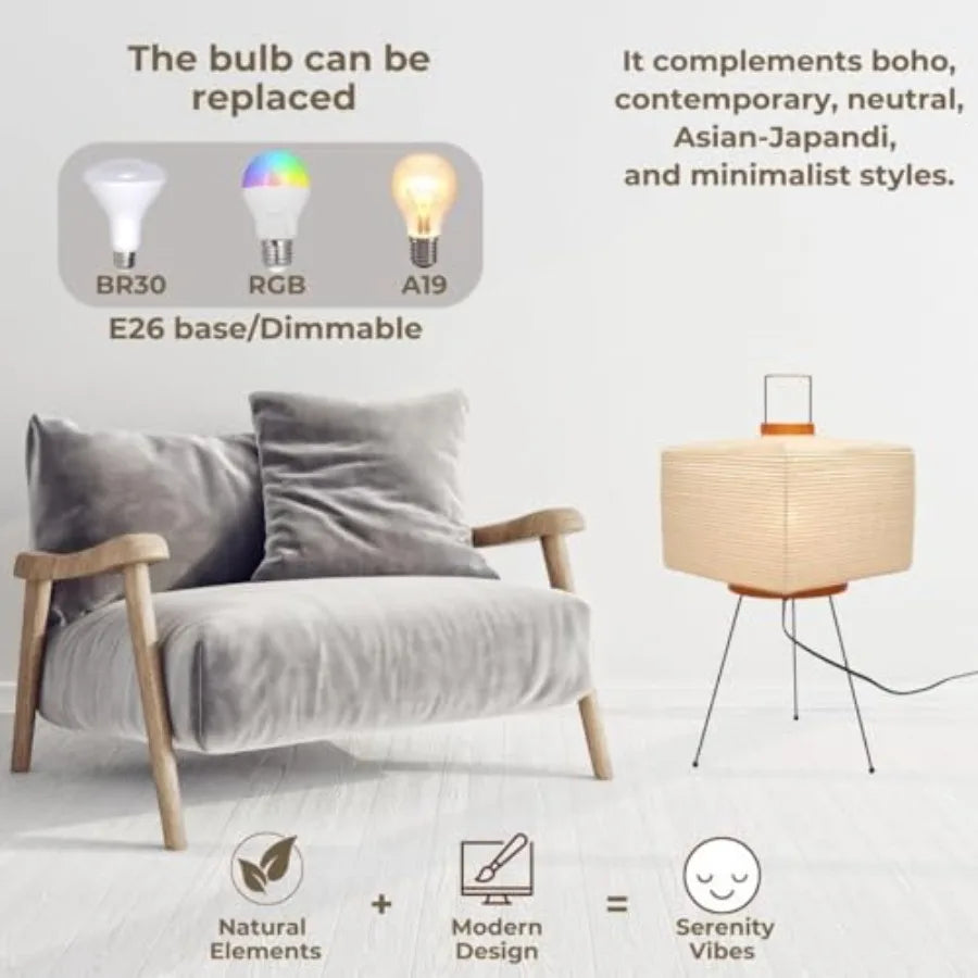 Japanese Paper Floor Lamp