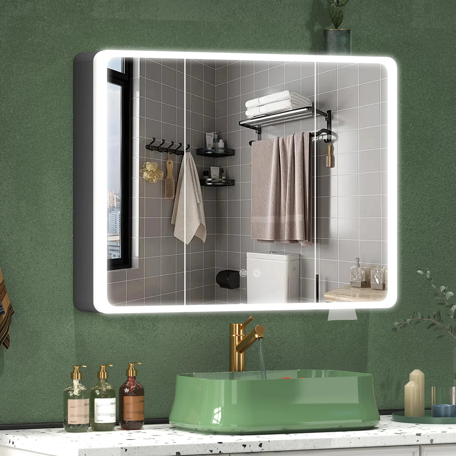 LED Lighted Medicine Cabinet